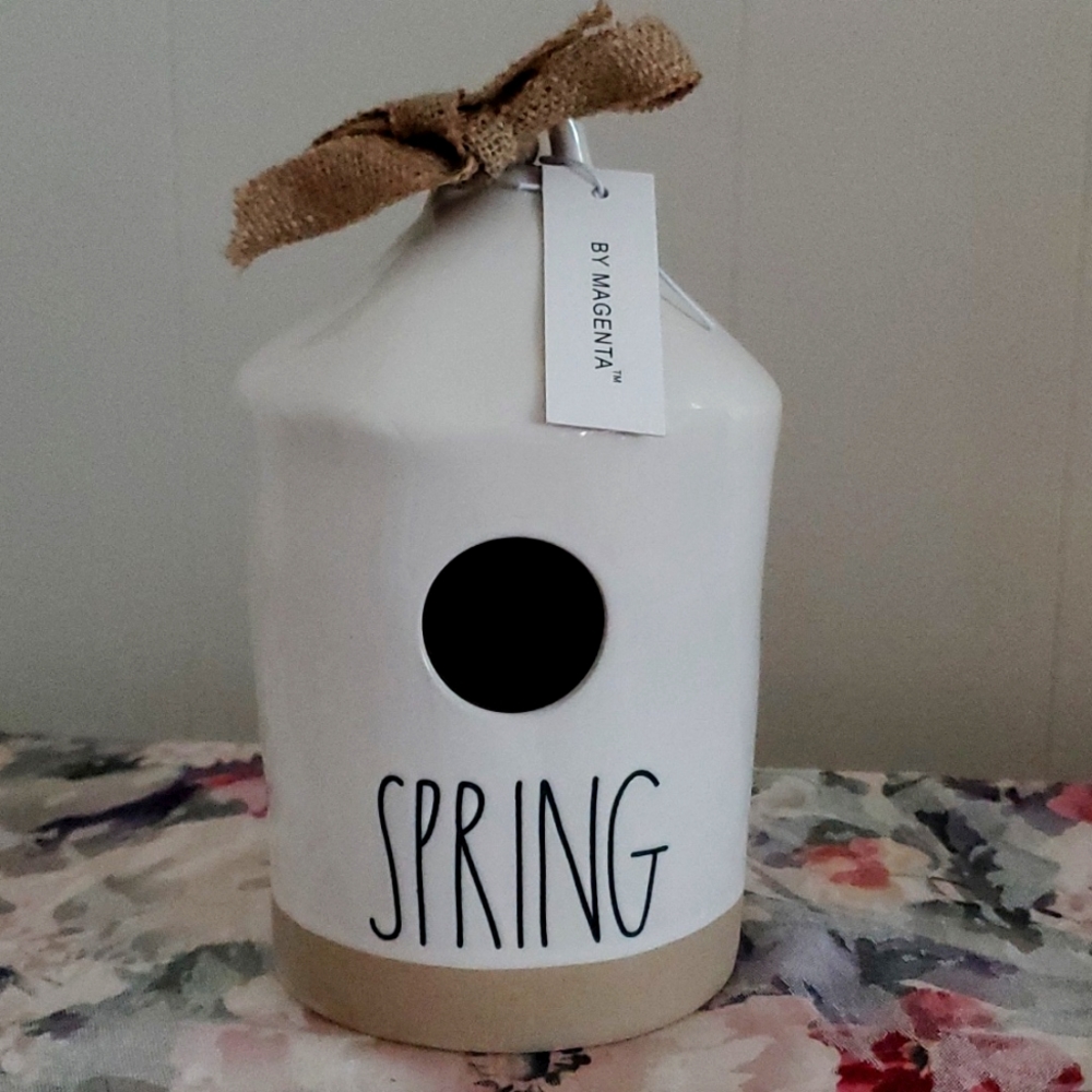 New Rae Dunn Spring birdhouse